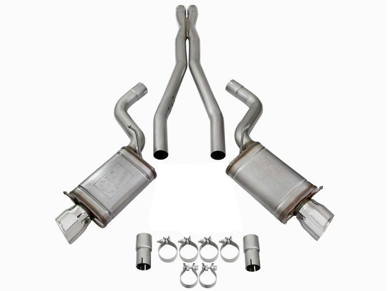 aFe  POWER 49-34063-P MACH Force-Xp 3" 304 SS Cat-Back Exhaust System 49-34063-P Photo - Unmounted