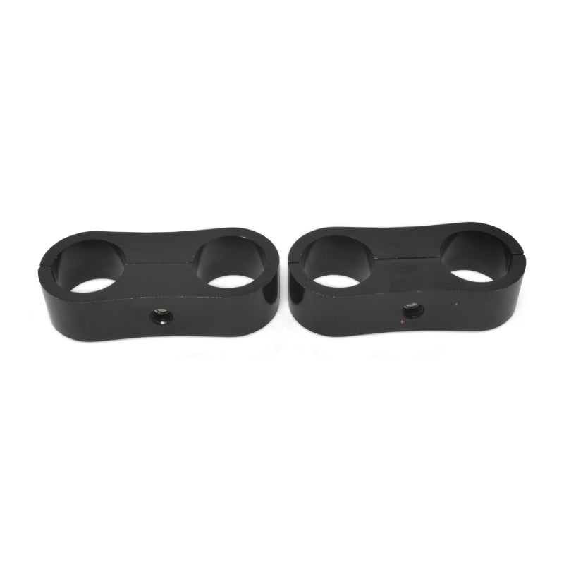 Russell Hose Seperator for -6an Braided Hose - Anodized Black 654303 654303 Photo - out of package