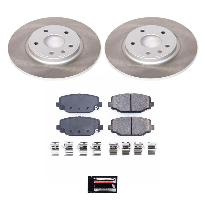 PowerStop Power Stop 12-14 Volkswagen Routan Rear Semi-Coated Rotor Kit SC5961 SC5961 Photo - Primary