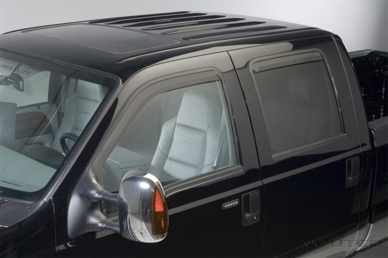 Putco 99-16 Ford SuperDuty Crew Cab (Set of 4) Element Tinted Window Visors 580209 580209 Photo - Primary