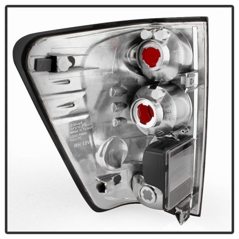 Spyder Nissan Titan 04-14 Euro Style Tail Lights Black Smoke ALT-YD-NTI04-BSM 5078223 5078223 Photo - Unmounted