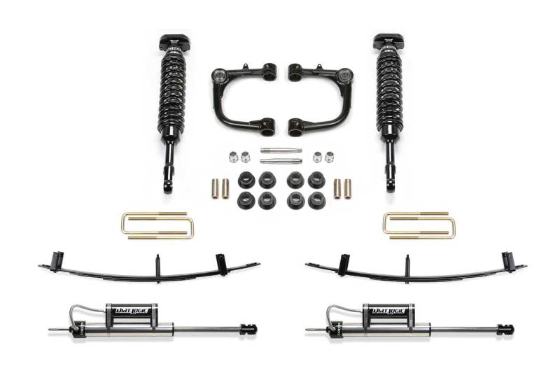 Fabtech 05-14 Toyota Tacoma 2WD/4WD 6 Lug 3in UCA System w/DL 2.5 Coilovers & Rear DL Resi Shocks K7064DL K7064DL Photo - Primary