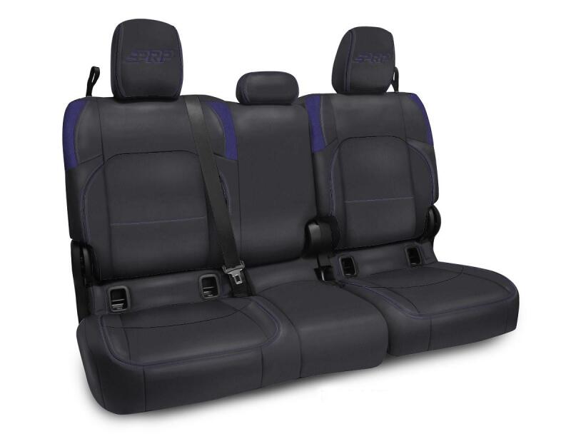 PRP Seats PRP Jeep Wrangler JT Rear Bench Covers - with no Armrest - Black/Purple B055-08 B055-08 Photo - Primary