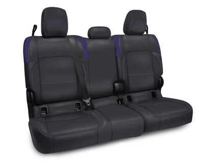 PRP Seats PRP Jeep Wrangler JT Rear Bench Covers - with no Armrest - Black/Purple B055-08 B055-08 Photo - Primary