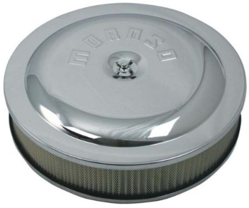 Moroso Racing Air Cleaner 14"X3", Chrome 65910 User 1