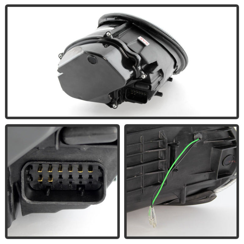 Spyder Porsche 911 05-09 Projector Headlights Xenon/HID Model- DRL LED Blk PRO-YD-P99705-HID-DRL-BK 5080103 5080103 User 1