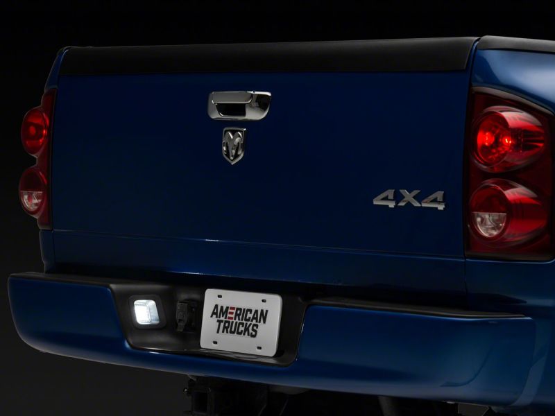 Raxiom 03-18 Dodge RAM 1500 Axial Series LED License Plate Lamps R109176 R109176 Photo - Close Up