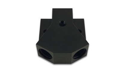Vibrant Billet Aluminum Y-Block Fitting with 1/8in NPT Port -10AN x Dual -8AN ORB 10894 10894 Photo - Primary