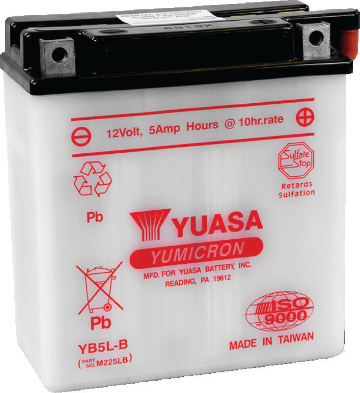 Yuasa Battery Yuasa YB5L-B Yumicron 12 Volt Battery YUAM225LB YUAM225LB Photo - Primary