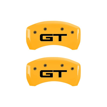MGP Rear set 2 Caliper Covers Engraved Rear 2015/GT Yellow finish black ch 10203R2MGYL 10203R2MGYL Photo - Primary