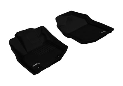 3D MAXpider 2009-2013 Honda Fit Kagu 1st Row Floormat - Black L1HD04211509 L1HD04211509 Photo - Primary