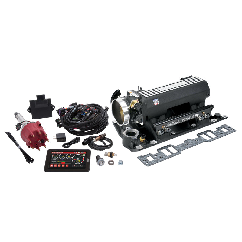 Edelbrock Pro Flo 4 XT EFI System Seq Port SBC Vortec/E-Tec 550 Max HP 29lb/hr Black Finish 35823 35823 Photo - Primary