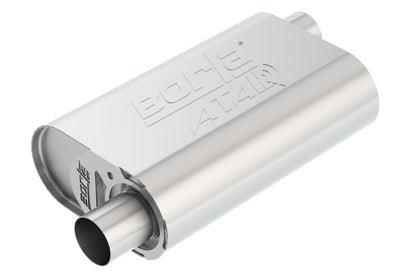 Borla CrateMuffler Stock SBC 283/327/350 ATAK 2.25in Offset/Offset 14inx4.35inx9in Oval Muffler 400847 400847 Photo - Primary
