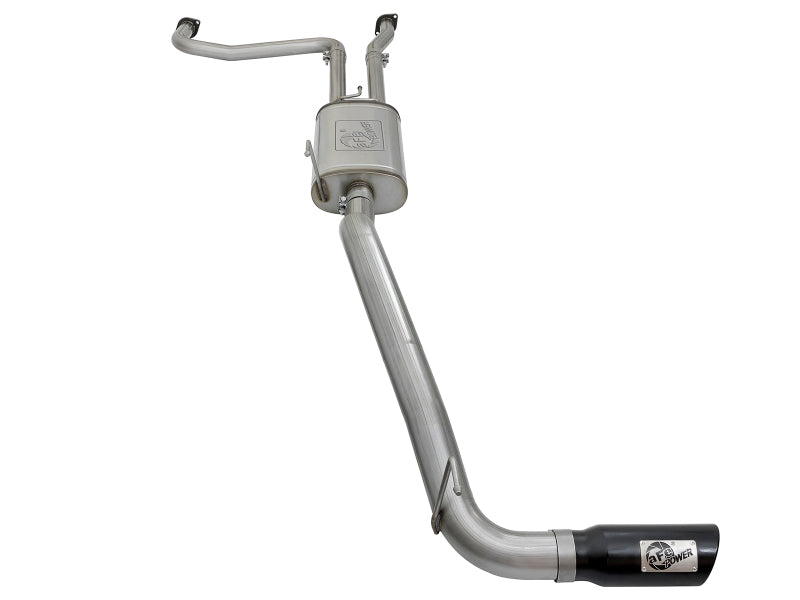 aFe MACH Force-Xp 2-1/2" Cat-Back Exhaust System w/ Black Tip Nissan Titan 49-46125-B Photo - Unmounted