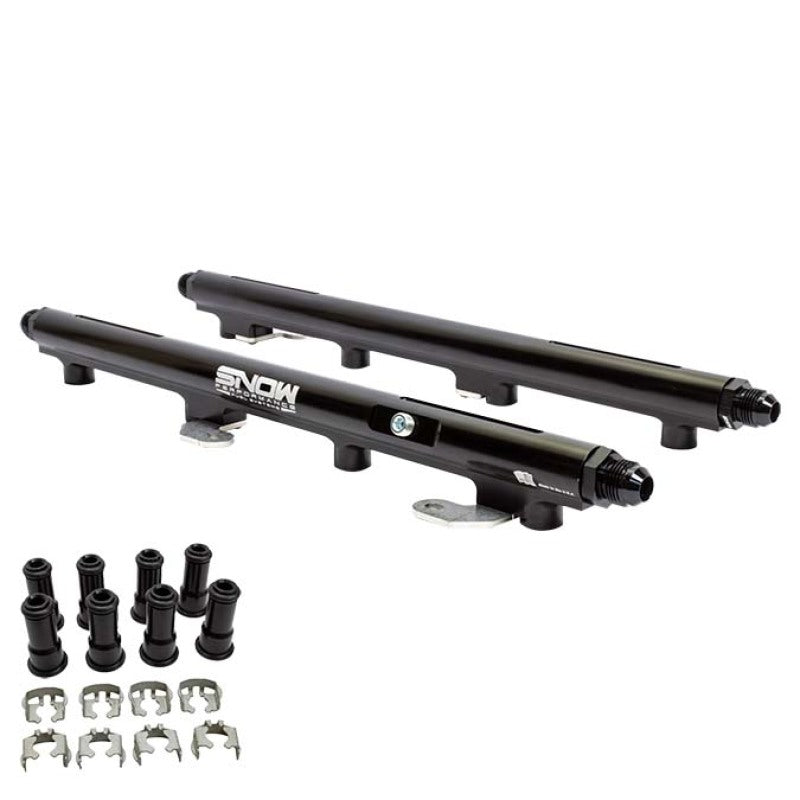 Snow Performance Snow 2005+ Hemi 5.7L/6.1L/6.4L 34mm Injector Height Return Style Billet Fuel Rail Kit SNF-34111 SNF-34111 Photo - Primary