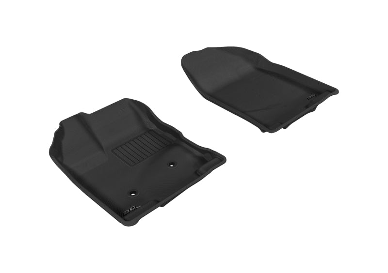 3D MAXpider 2007-2014 Ford Edge Kagu 1st Row Floormat - Gray L1FR02011501 L1FR02011501 Photo - Primary