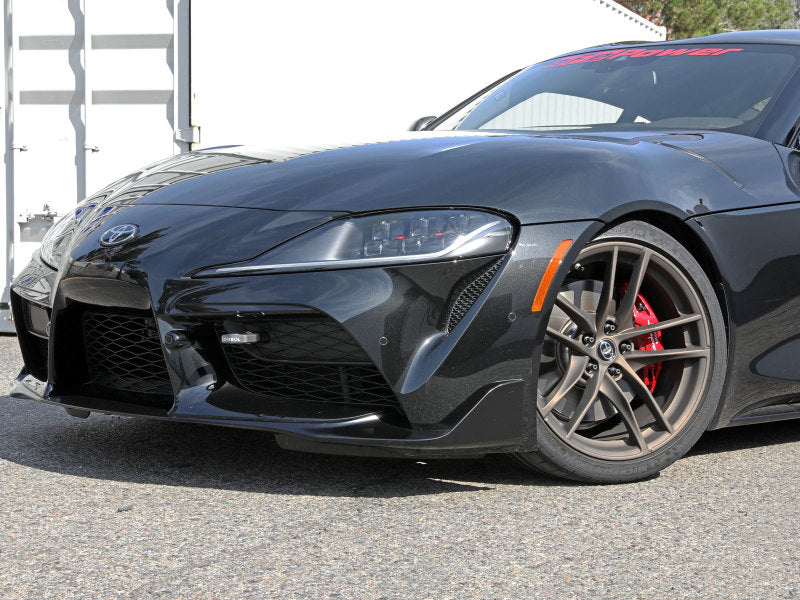 aFe Control Front Tow Hook Gray 20-21 Toyota GR Supra (A90) 450-721001-G 450-721001-G Photo - Mounted