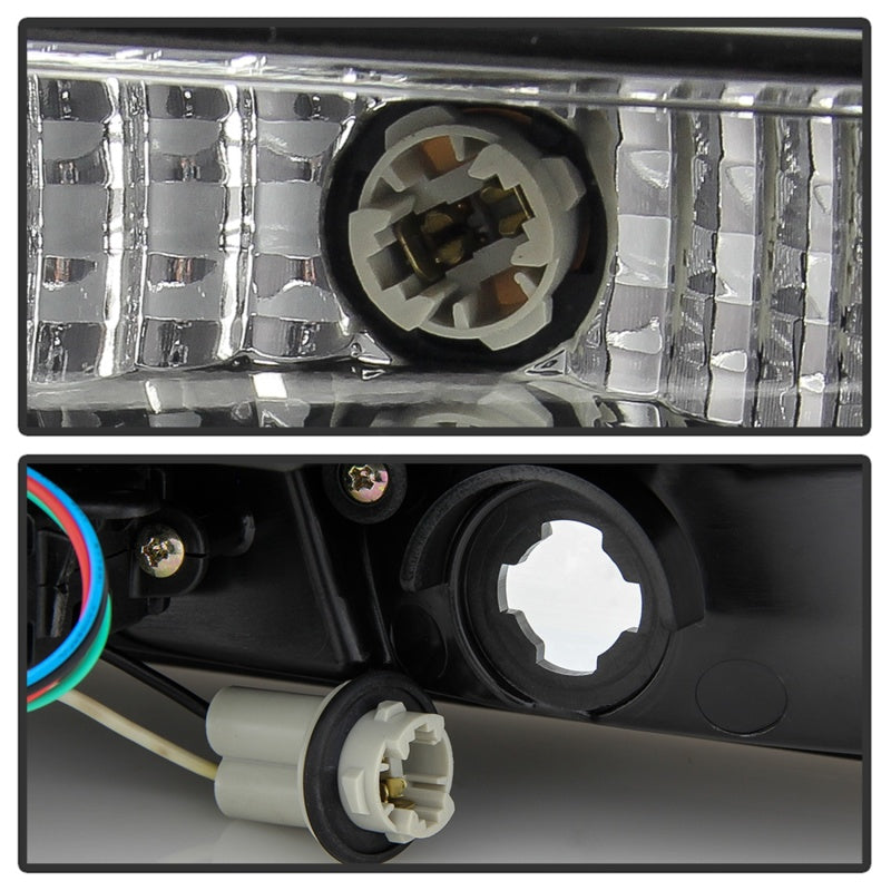 Spyder 05-09 Ford Mustang (White Light Bar) LED Tail Lights - Black ALT-YD-FM05V3-LED-BK 5086693 5086693 Photo - Unmounted