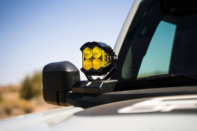 DV8 Offroad DV8 21-22 Ford Bronco A-Pillar Pod Light Mounts LBBR-02 LBBR-02 Photo - Mounted