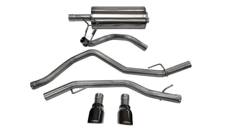 Corsa Performance 09-14 Dodge Ram 1500 4.7L/5.7L V8 Quad/Crew Cab/Short Bed Black Dual 14405BLK Photo - Primary