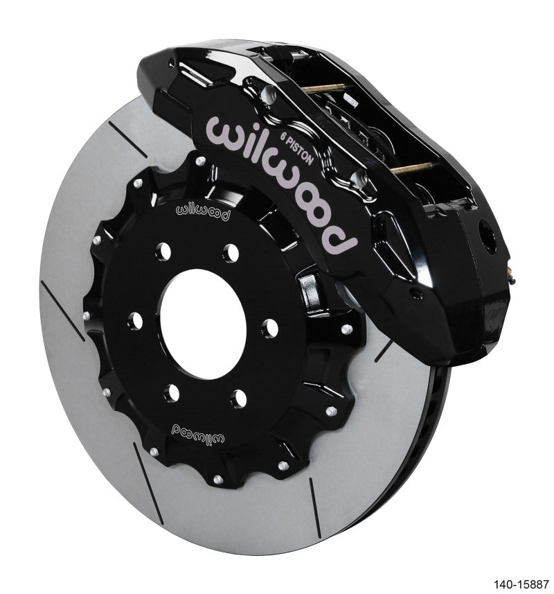 Wilwood 17-19 Ford F150 Raptor TX6R Front Kit 15.50in Rotor w/ Lines - Black 140-15887 140-15887 User 1