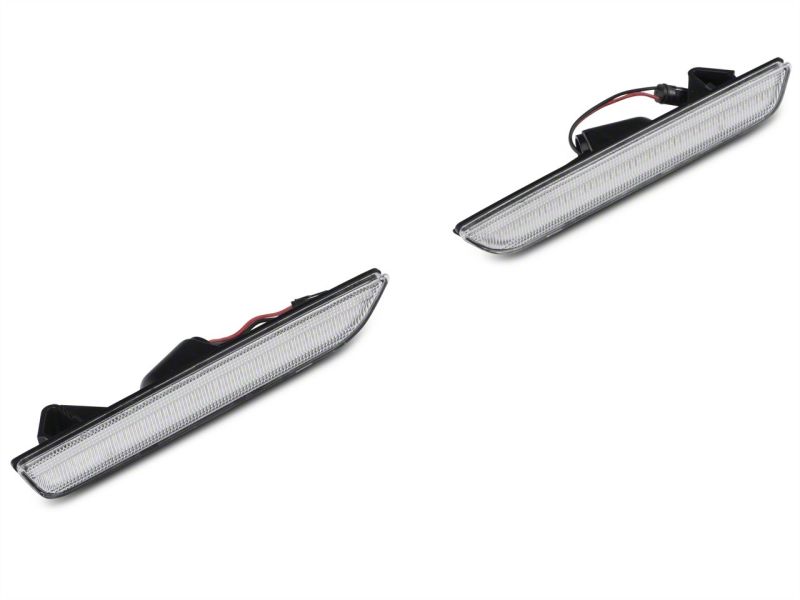 Raxiom10-14 Ford Mustang Axial Series LED Side and Quarter Marker Lights- Clear 398335