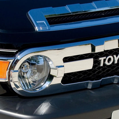 Putco 07-14 Toyota FJ Cruiser Chrome Trim Grille Covers 403522 403522 Photo - Primary