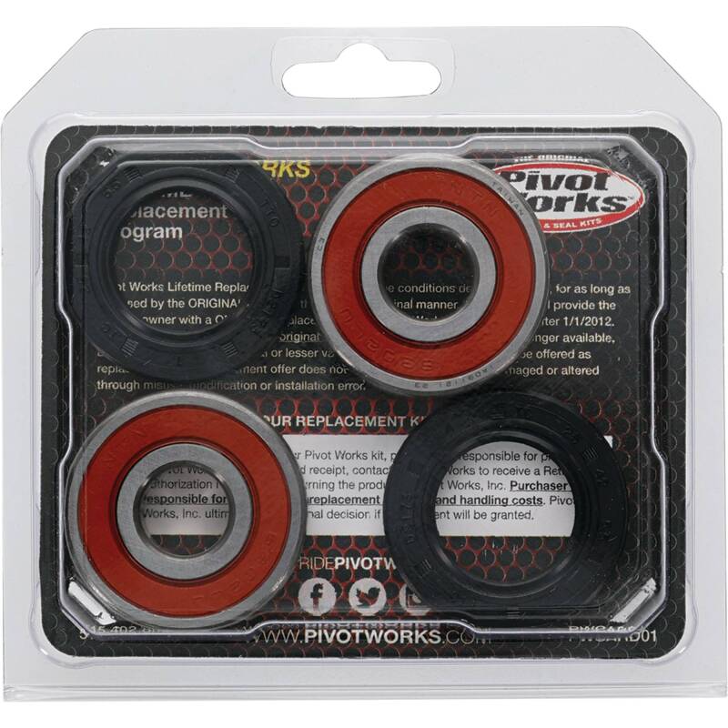 Pivot Works Kawasaki Wheel Bearing Kit Premium Bearings 25-1529-P 25-1529-P Photo - Primary