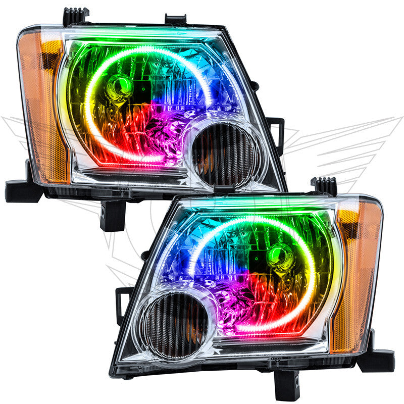 ORACLE Lighting Oracle Nissan Xterra 05-14 Halo Kit - ColorSHIFT w/o Controller 3565-334 3565-334 Photo - Mounted
