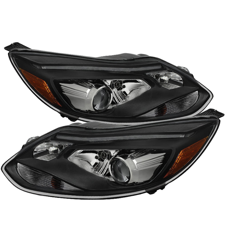 SPYDER Xtune Ford FocUS 12-14 Projector Headlights OE Style Halogen Model Only Black PRO-JH-FF12-LED-BK 9932687 9932687 Photo - Primary