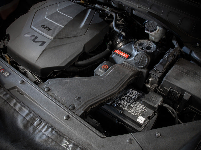 aFe Takeda Momentum Pro Dry S Cold Air Intake System 20-22 Kia Telluride / Hyundai Palisade V6 3.8L 56-70033D 56-70033D Photo - Mounted