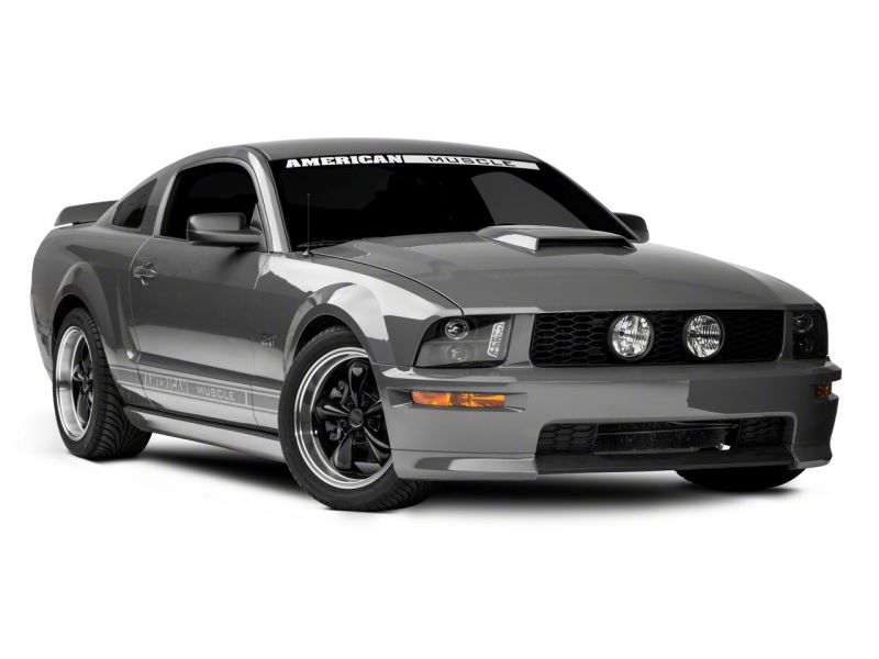 Raxiom 05-09 Ford Mustang Excluding GT500 LED Halo Projector Headlights- Blk Housing (Clear Lens) 101683 101683 Photo - Close Up