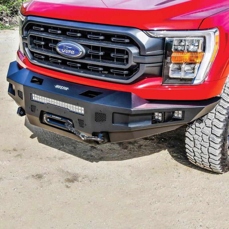 Westin 21-23 Ford F-150 (Excl. 2022+ Lightning EV) Pro-Series Front Bumper - Tex. Blk 58-411245 58-411245 Photo - Mounted