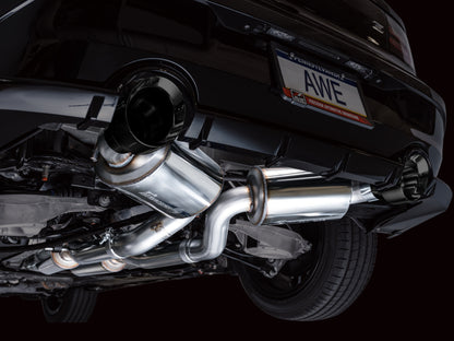 AWE Tuning AWE 2023 Nissan Z RZ34 RWD Touring Edition Catback Exhaust System w/ Diamond Black Tips 3015-33400 3015-33400 Photo - Mounted