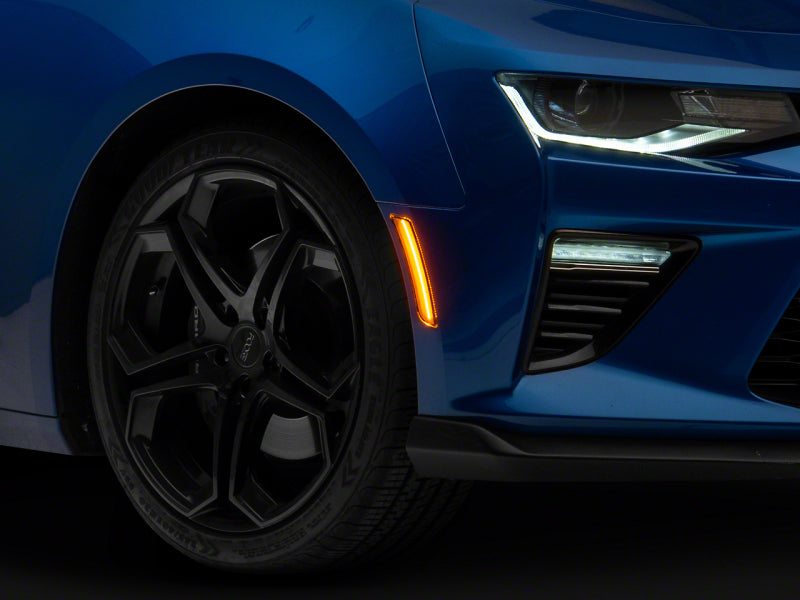 Raxiom 16-23 Chevrolet Camaro Axial Series LED Front and Rear Side Markers- Clear CC2933 CC2933 Photo - Primary