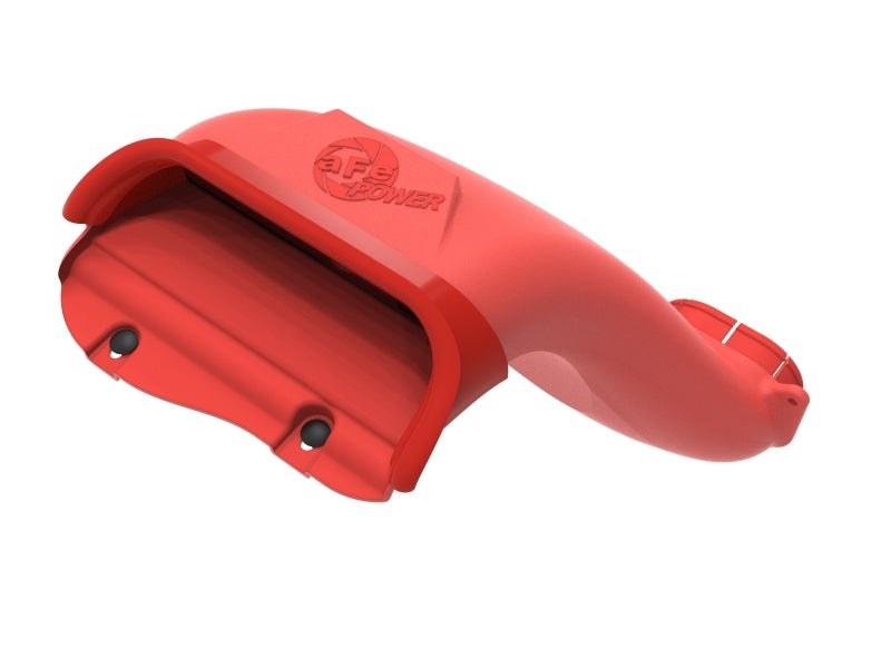 aFe Rapid Induction Dynamic Air Scoop 2021+ Ford F-150V6/V8 - Red 52-10010SR 52-10010SR Photo - Primary