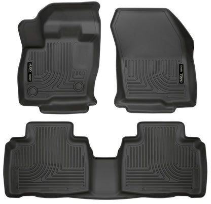 Husky Liners 2015 Ford Edge WeatherBeater Front & 2nd Row Combo Black Floor Liners 98781 Photo - Primary