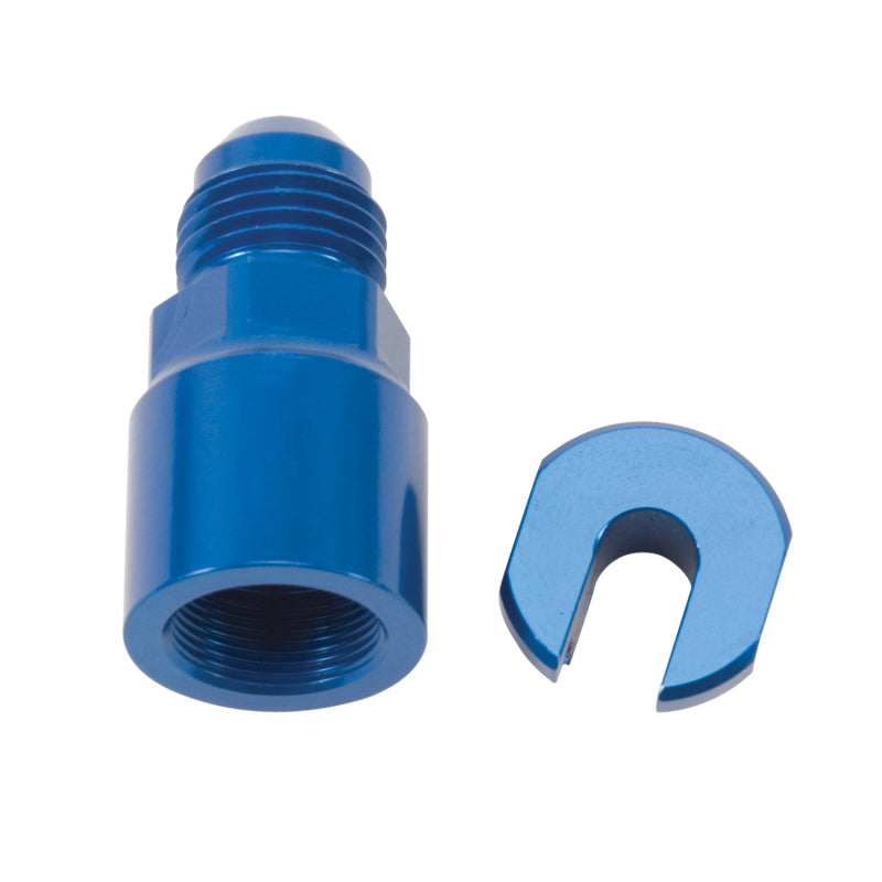 Russell -8 AN Male x 3/8" SAE Quick-Disconnect Female - Blue Finish 644130 Photo - Primary