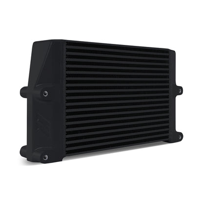 Mishimoto Heavy-Duty Oil Cooler - 10in. Same-Side Outlets - Black MMOC-SSO-10BK MMOC-SSO-10BK Photo - Primary