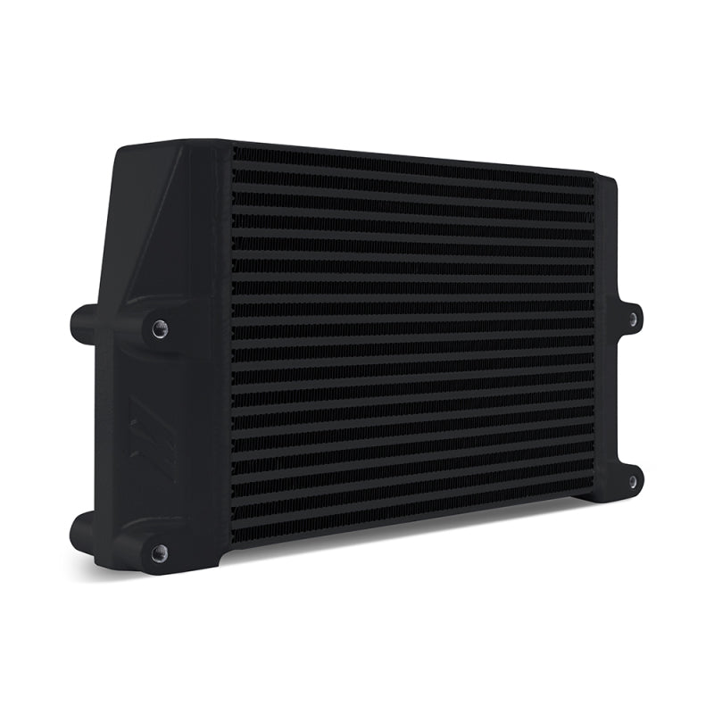 Mishimoto Heavy-Duty Oil Cooler - 10in. Same-Side Outlets - Black MMOC-SSO-10BK MMOC-SSO-10BK Photo - Primary