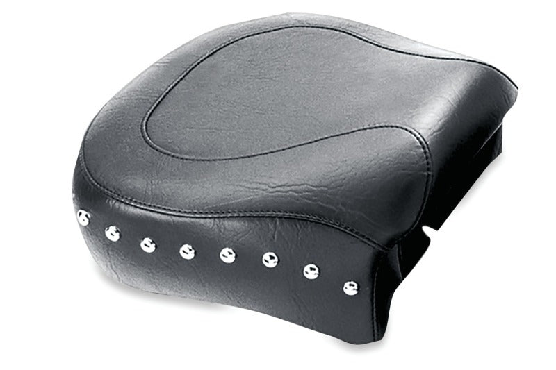 Mustang Motorcycle Mustang 82-03 Harley Sportster Wide Touring Passenger Seat w/Studs - Black 75707 75707 Photo - Primary