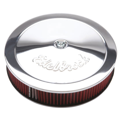 Edelbrock Air Cleaner, Pro-Flo Series, Round, 14 In. Diameter, Cloth Element 1224 Photo - Primary