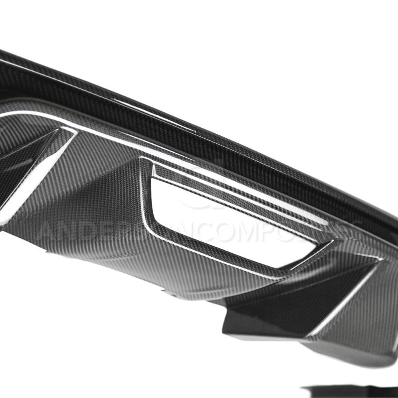 Anderson Composites 2018 Ford Mustang GT Type-OE Carbon FIber Quad Tip Rear Diffuser AC-RL18FDMU-AO AC-RL18FDMU-AO User 3