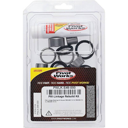 Pivot Works 10-12 Suzuki RMZ250 PW Linkage Bearing Kit PWLK-S49-000 PWLK-S49-000 Photo - Primary