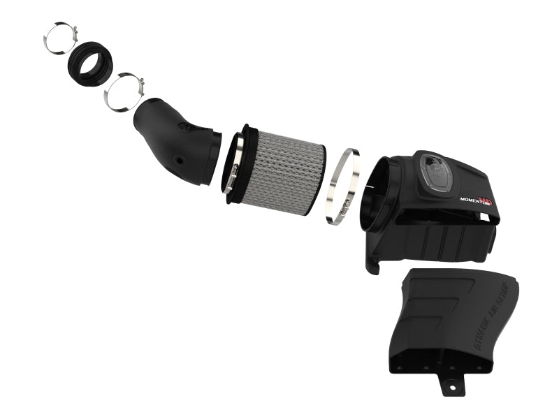 aFe POWER Momentum HD Cold Air Intake System w/ Pro Dry S Media 94-97 Ford Powerstroke 7.3L 50-70057D 50-70057D Photo - Unmounted