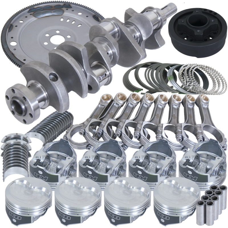Eagle Ford 302 V-Rib Belts 164 Tooth Flexplate Balanced Rotating Assembly 5.400in I-Beam +.060 Bore B16023LA060 B16023LA060 Photo - Primary
