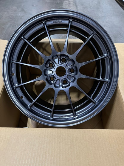 Enkei NT03+M 18x9.5 5x114.3 27mm Offset 72.6mm Bore Gunmetal Wheel 3658956527GM 3658956527GM User 1