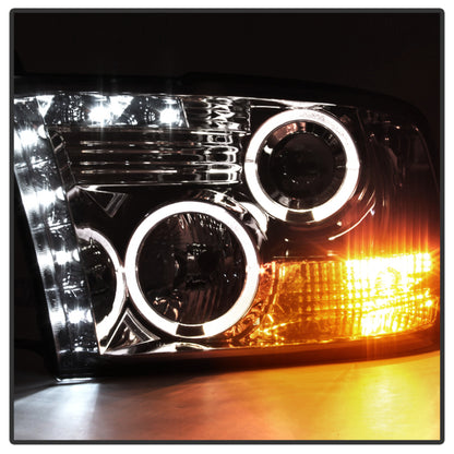 Spyder Dodge Ram 1500 09-14 10-14 Projector Headlights Halogen- LED Halo LED- Smke PRO-YD-DR09-HL-SM 5010056 5010056 User 1