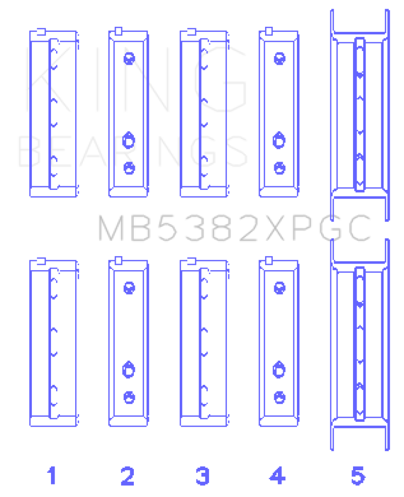 King Engine Bearings KING Performance Main Bearings Engine Components Bearings main image