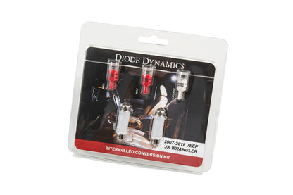 Diode Dynamics Wrangler JK 4dr Interior Kit Stage 1 - Red DD0367 DD0367 Photo - Primary